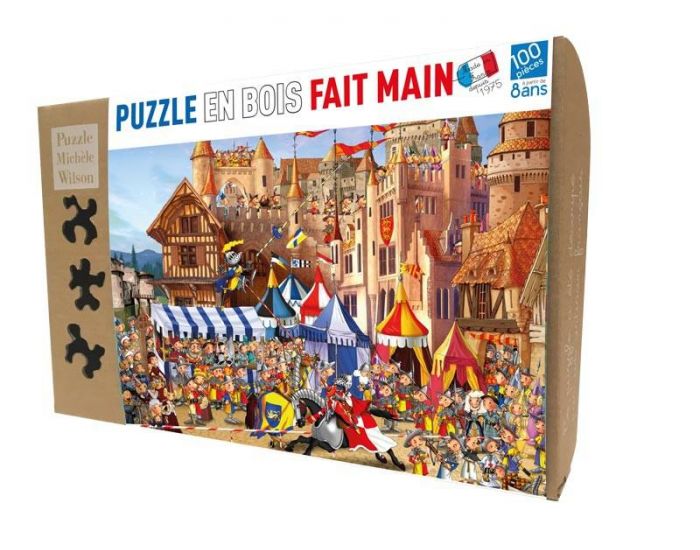 MICHELE WILSON Puzzle Le Tournoi - 100 pices - Ds 8 ans