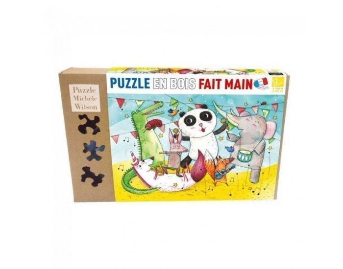 MICHELE WILSON Puzzle Le Concert Des Animaux - 12 pices - Ds 3 ans