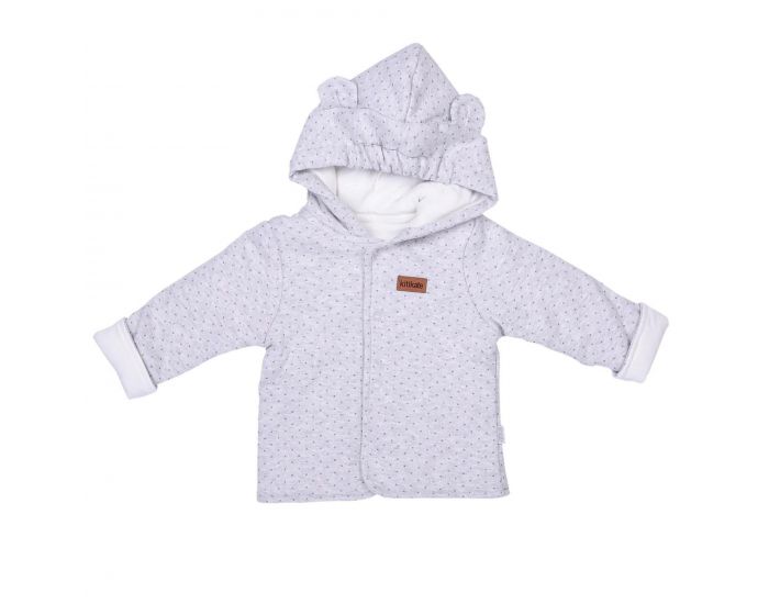 SEVIRA KIDS Cardigan Bb A Capuche - Gilet En Coton Biologique