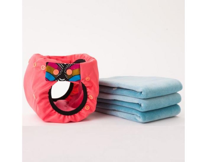 APIAFRIQUE PACK DECOUVERTE Couches lavables TE2 - Taille 1 (2.5-5kg) 