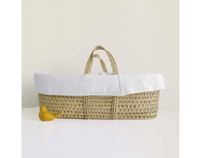 KADOLIS Couffin en osier et coton bio