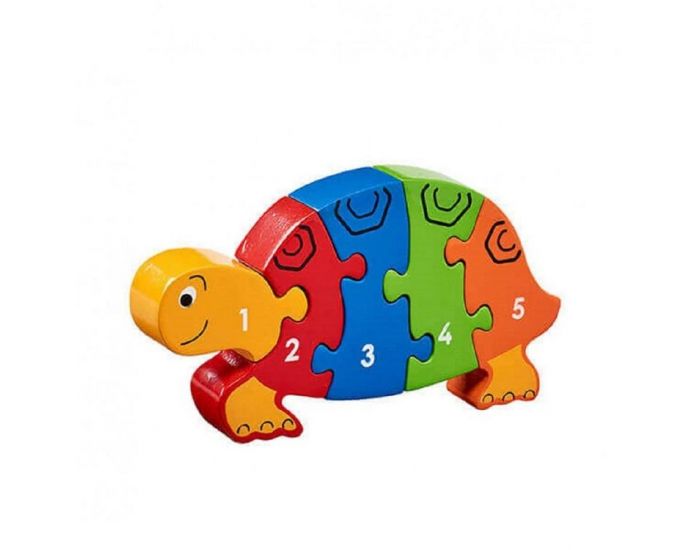 LANKA KADE Puzzle en Bois Tortue Chiffres 1-5 - Ds 10 mois