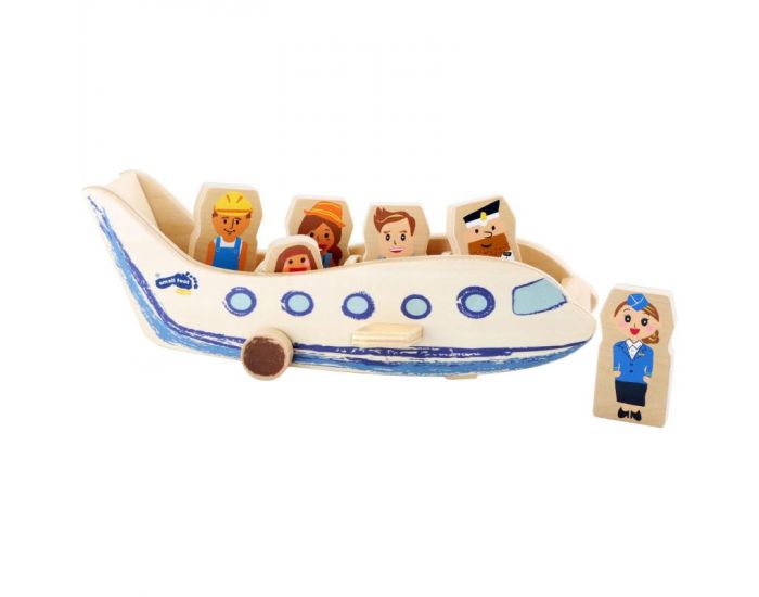 LEGLER Avion en bois International - Ds 3 ans