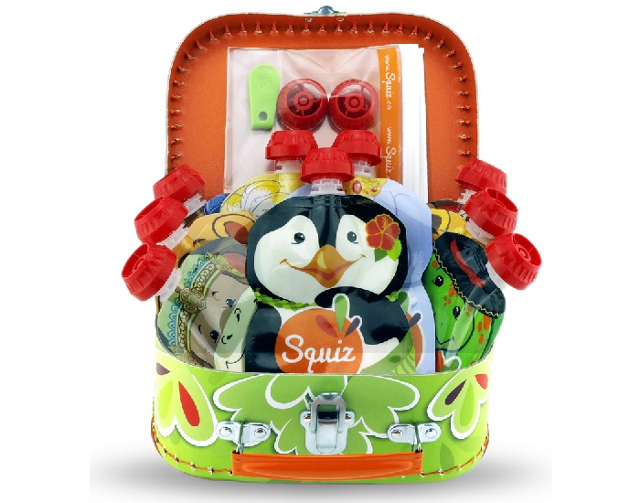 SQUIZ Valisette Coffret Jungle Gourdes et Bouchons