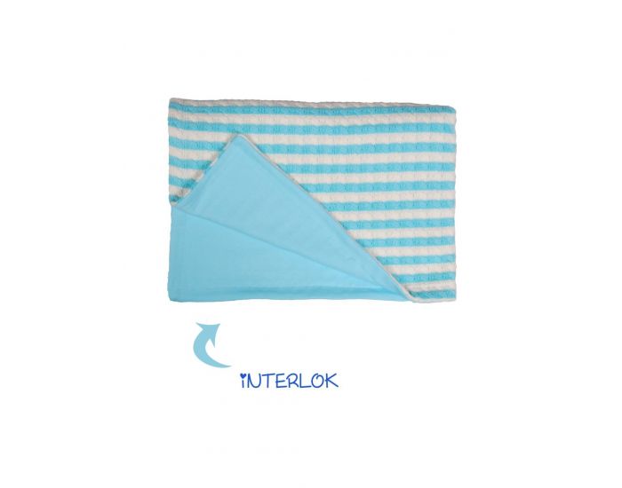 BEBESEO Couverture Bio Trico 110X75 CM Double paisseur Ray 