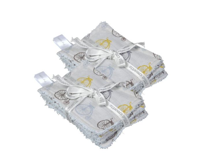 LITTLE CREVETTE Lot de Lingettes Bb Vlos Lucien