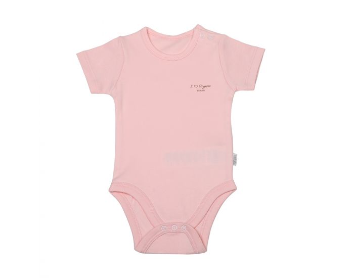 BEBESEO Manches Courtes Body Rose