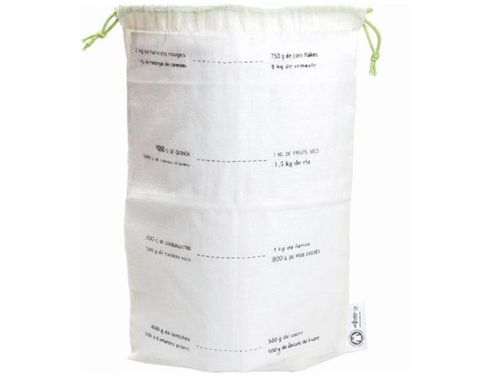 AH ! TABLE ! Lot de 5 sacs  vrac gradus rutilisables - M