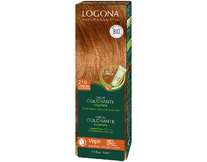 LOGONA Crème Colorante Végétale Couleurs d'Automne - 150 ml