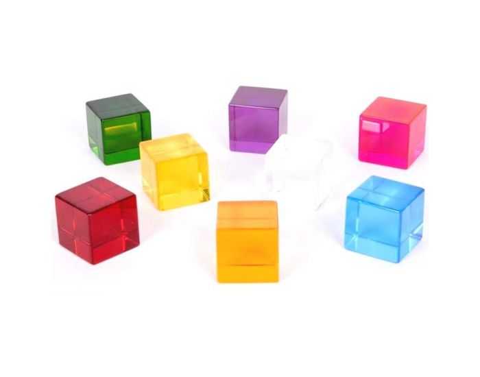 TICKIT Set de 8 Cubes de Perception - Ds la naissance