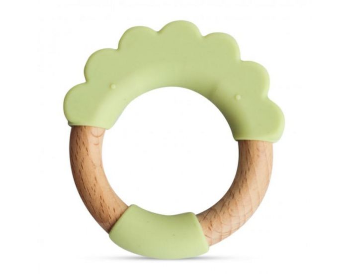LITTLE RAWR Anneau de Dentition en Bois et Silicone - Avec Oreilles - Ds 4 mois
