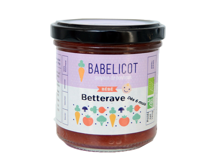 BABELICOT Pure de Betteraves - 130g - Ds 6 mois
