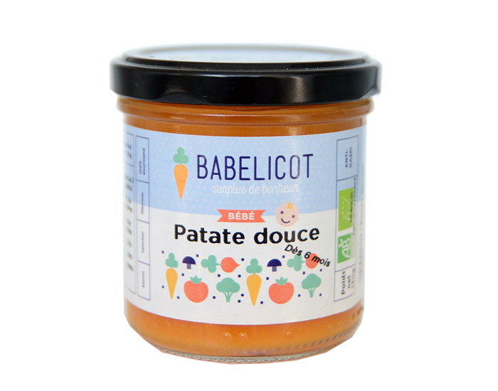 BABELICOT Pure de Patate Douce - 130g - Ds 6 mois