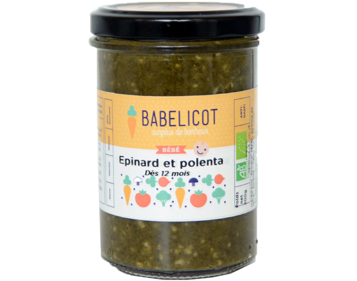 BABELICOT Pure pinards et Polenta - 200g - Ds 12 mois