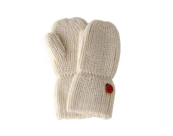 ESENCIA Moufles en Alpaga Ivoire