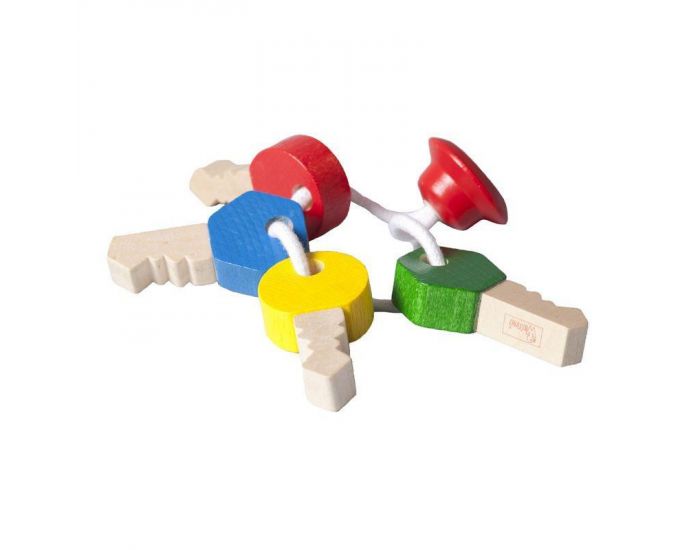 NIC TOYS Trousseau De Cls En Bois - Ds 10 mois