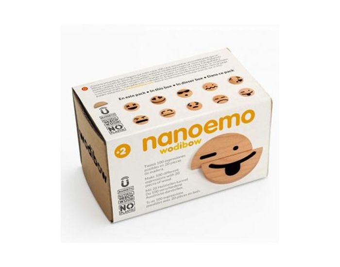 WODIBOW Jeux des motions en bois Nanoemo - Ds 2 ans