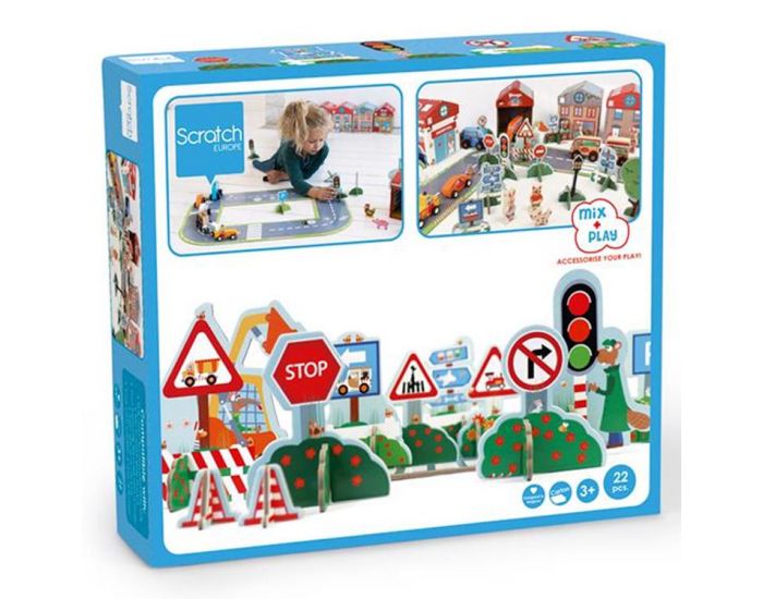 SCRATCH EUROPE Mix And Play Signalisation - Ds 3 ans