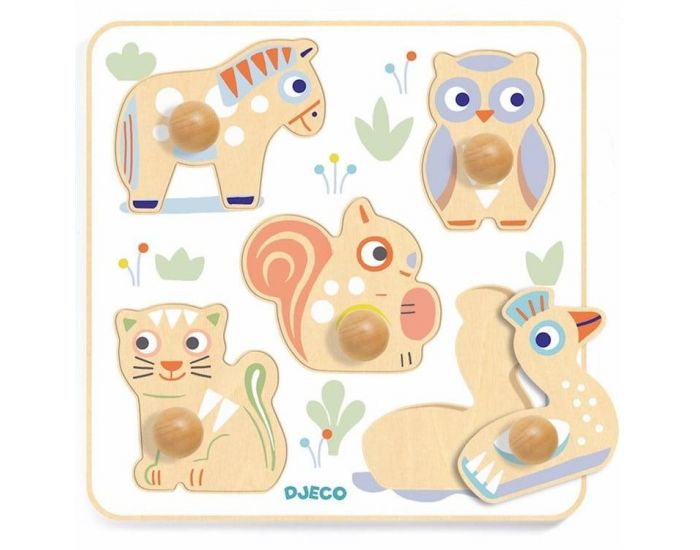 DJECO Puzzle BabyPuzzli - Ds 12 mois