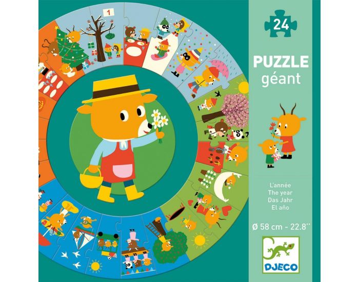 DJECO Puzzle gant L'Anne - Ds 3 ans