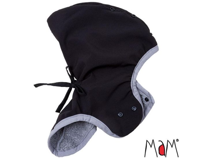 MANYMONTHS Cagoule ajustable ELEPHANT SoftShell Black / Rock Grey