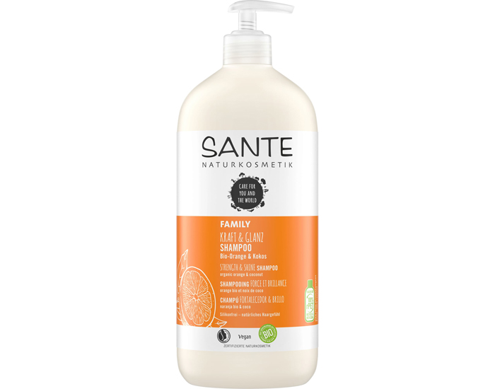 SANTE Shampooing Brillance Family Coco et Orange Bio 950 ml