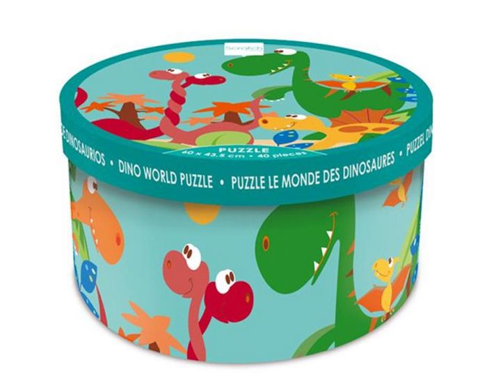 SCRATCH EUROPE Puzzle Le Monde des Dinosaures - Ds 3 ans