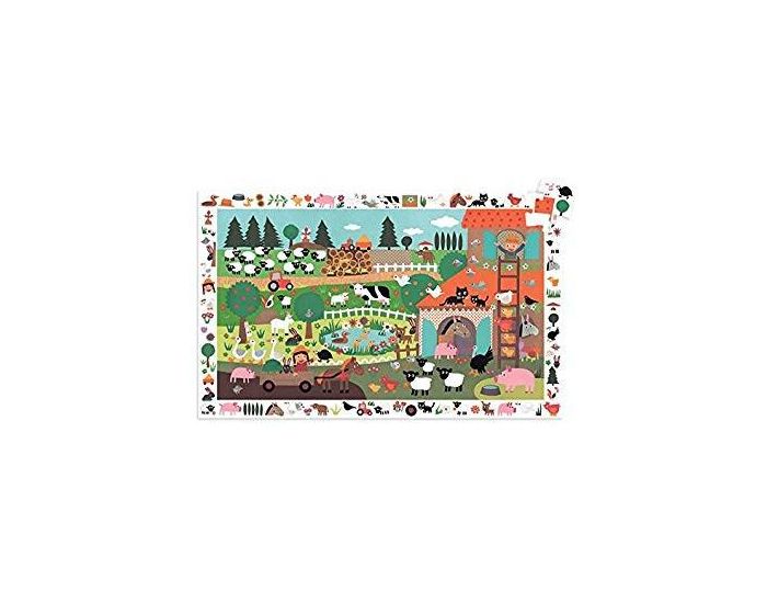 DJECO Puzzle D'Observation La Ferme 35 Pices - Ds 3 ans