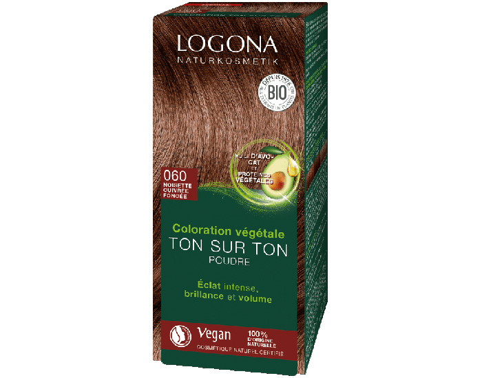 LOGONA Coloration V�g�tal Noisette Cuivr�e - 100 g