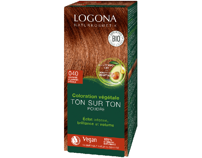 LOGONA Coloration Vgtale Cuivre Flamme - 100 g
