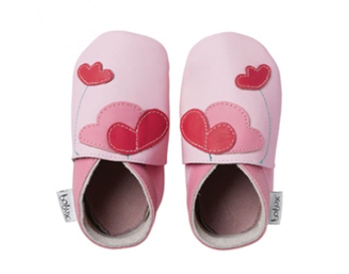 BOBUX Chaussons en Cuir - Rose