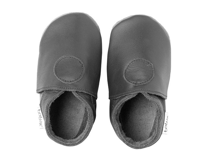BOBUX Chaussons en Cuir - Gris
