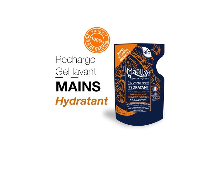 MAELLYA Lot de 10 Recharges Gels Lavants Hydratants - 250ml