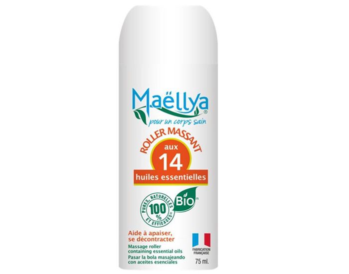 MAELLYA Lot de 3 Rolls-on Massants Massages - 75 ml