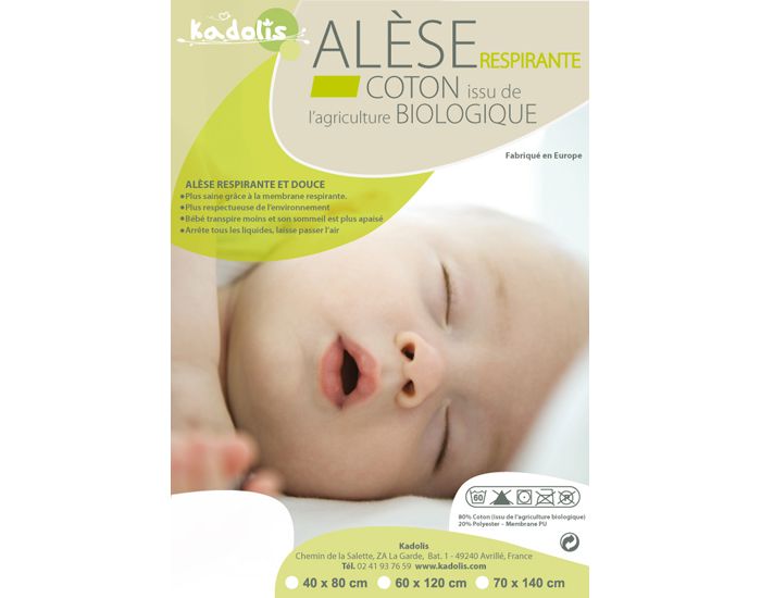 KADOLIS Alse Coton Berceau 40 x 80 cm