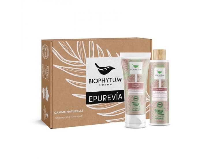 BIOPHYTUM Coffret Shampoing Et Masque Epurvia Cheveux Colors 
