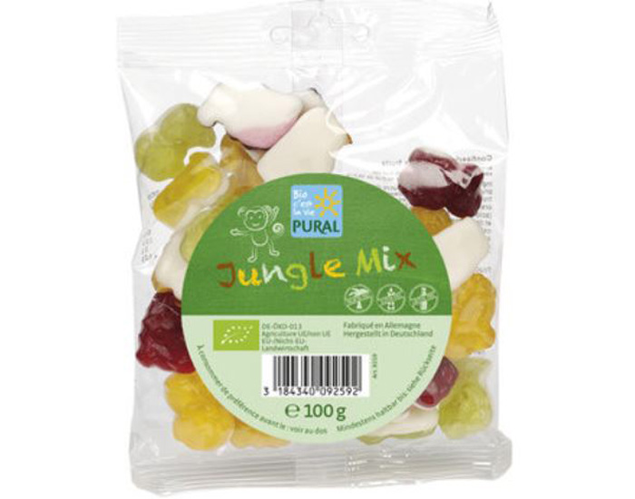 PURAL Bonbons Mix Jungle  - 100 g