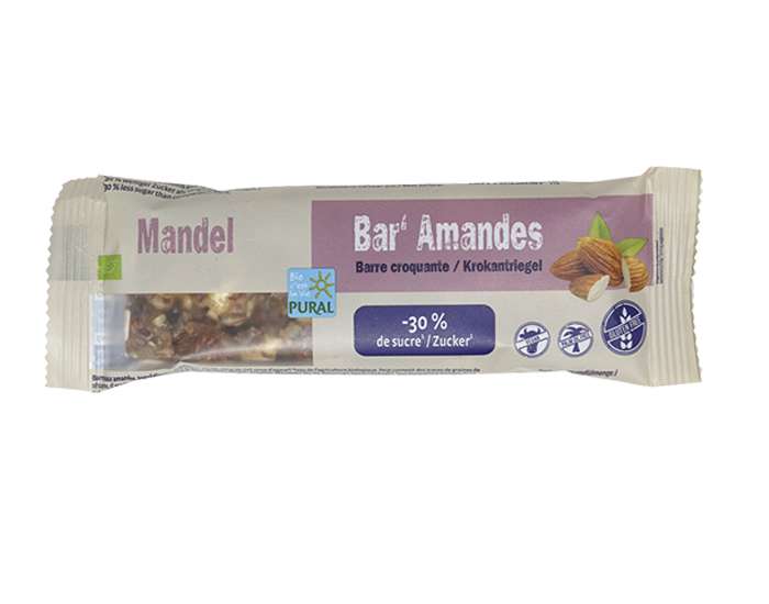 PURAL Barre aux Amandes - 30 g
