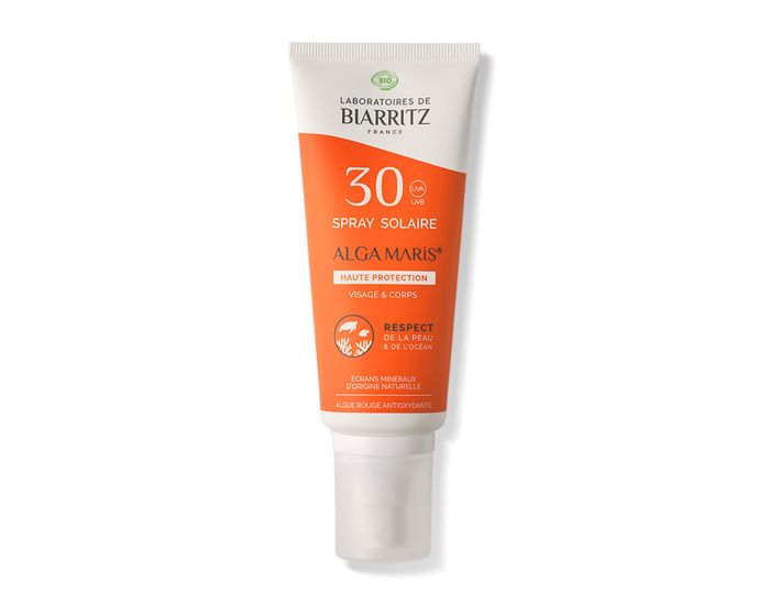 LABORATOIRES DE BIARRITZ Spray solaire SPF30 certifi Bio 100ml