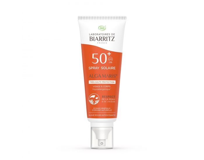 LABORATOIRES DE BIARRITZ Spray Solaire SPF50+ Certifi Bio 100ml