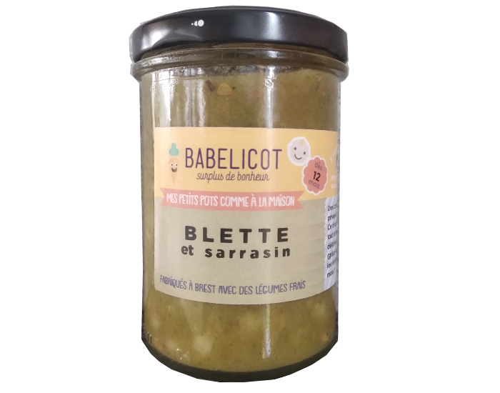 BABELICOT Pure Blette et Sarrasin - 200g - Ds 12 mois