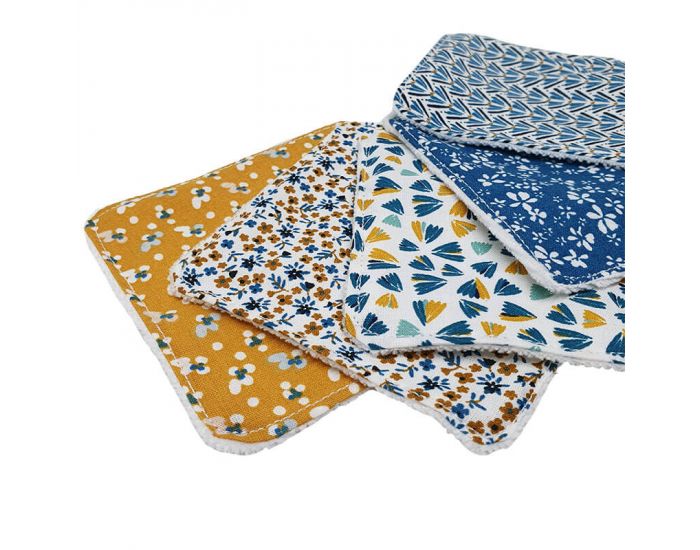 AKOYA Lot de Lingettes Dmaquillantes - Bleu