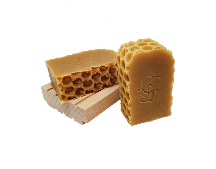 AKOYA Savon Artisanal Au Miel Et Cire d'Abeille - 100g