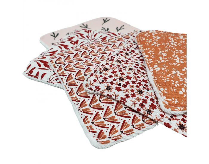 AKOYA Lot de Lingettes Dmaquillantes - Rose