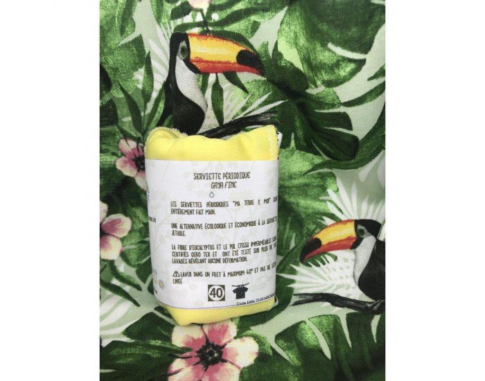 MA TERRE ET MOI Serviette Hyginique Lavable Gaya Tropical