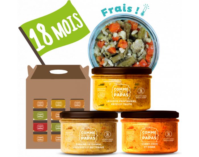 COMME DES PAPAS Pack Dcouverte d'Hiver - ds 18 mois