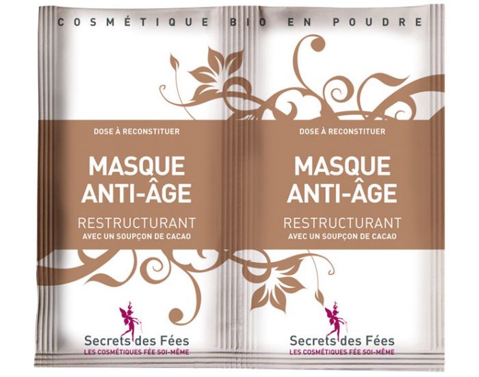 SECRETS DES FEES Masque Anti-Age Restructurant - 2x4,5g