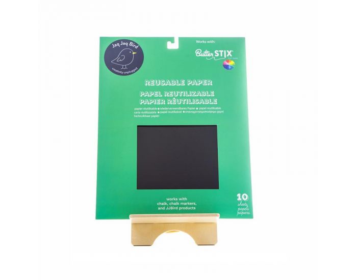 JAQ JAQ BIRD Pochette 10x Papiers Rutilisables - Ds 3 ans