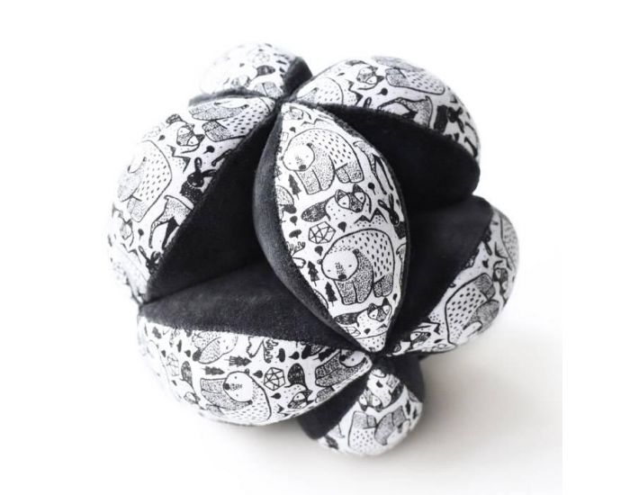 WEE GALLERY Balle sensorielle Puzzle Nordic - Ds 6 mois