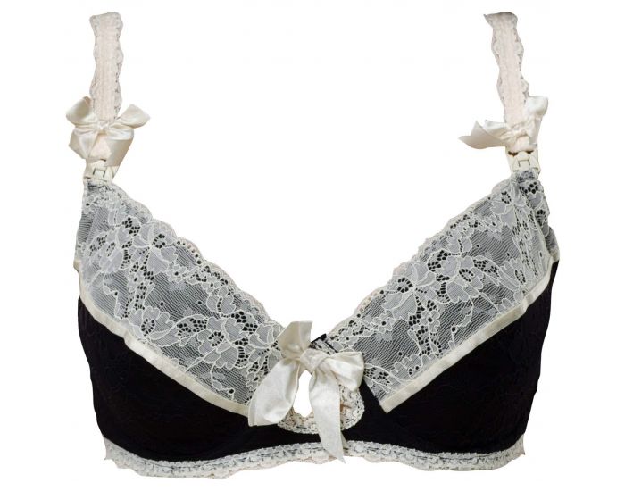 ANIELINA Soutien Gorge Sans Armatures - Marquise Bio Black